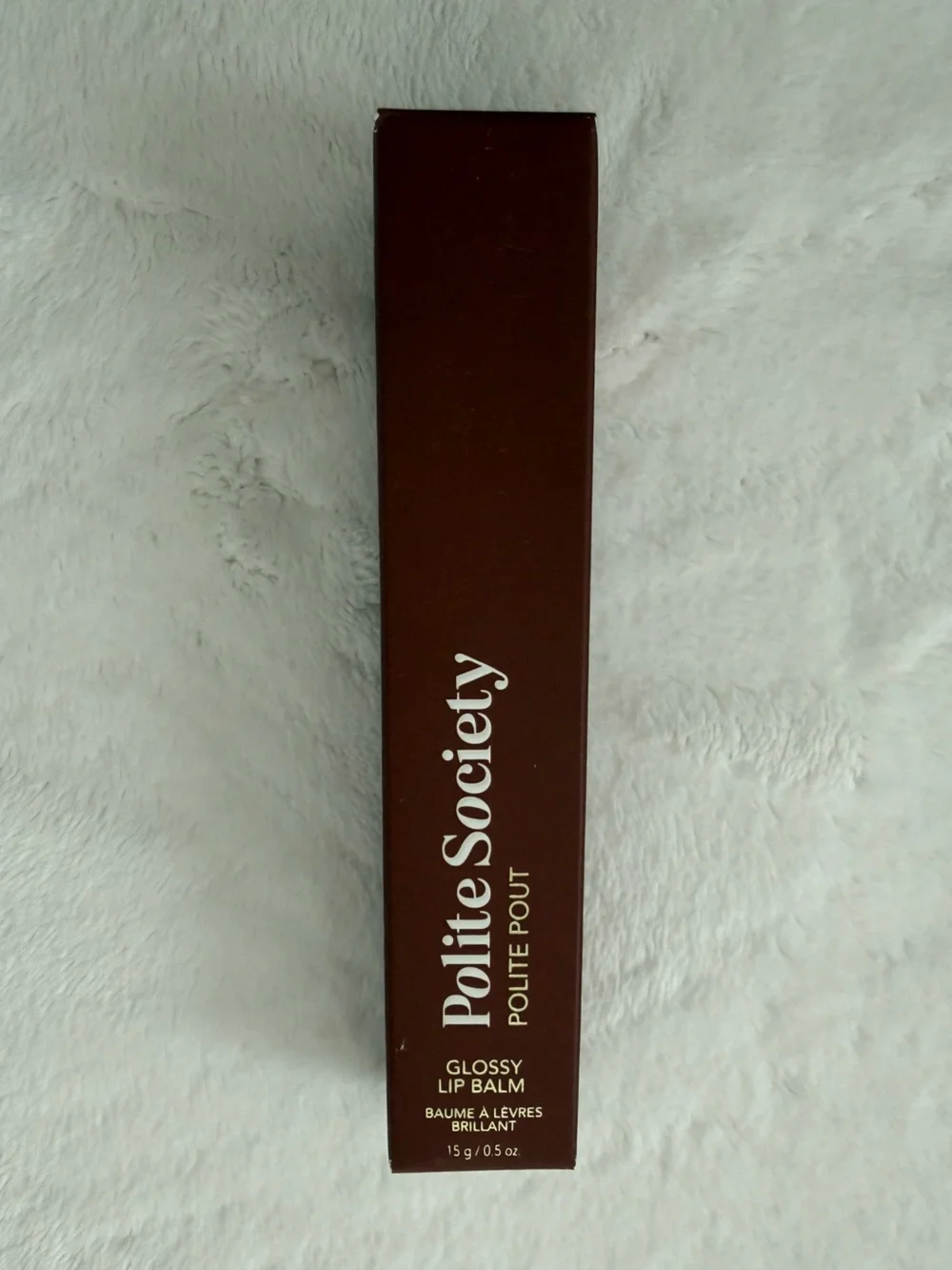 Polite Society Polite Pout Glossy Lip Balm 0.5 fl oz- Ice Cream Sandwich